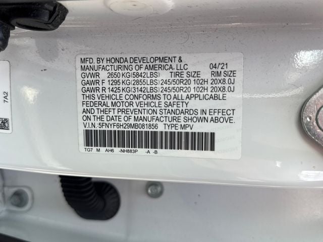 2021 Honda Pilot Special Edition