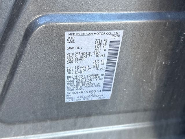 2020 Nissan Pathfinder SV