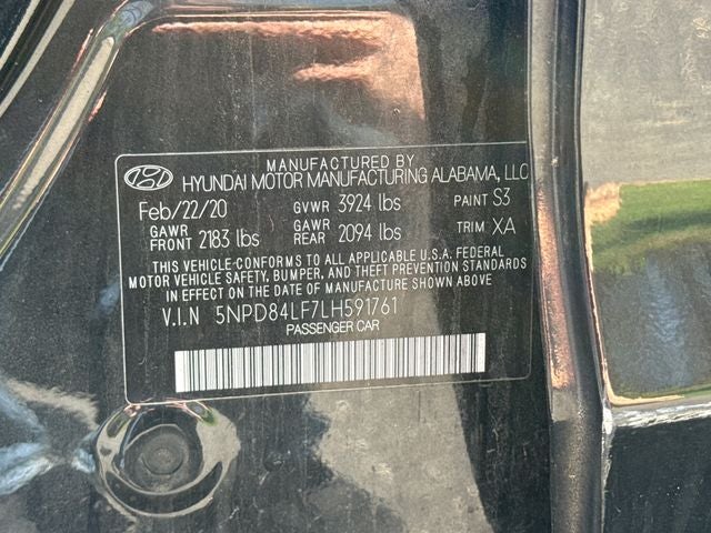 2020 Hyundai Elantra SEL