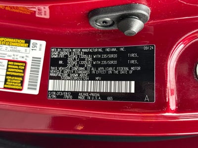 2024 Toyota Sienna XSE 7 Passenger