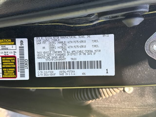 2021 Toyota Tundra SR5