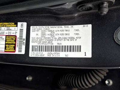 2018 Toyota Tundra SR5
