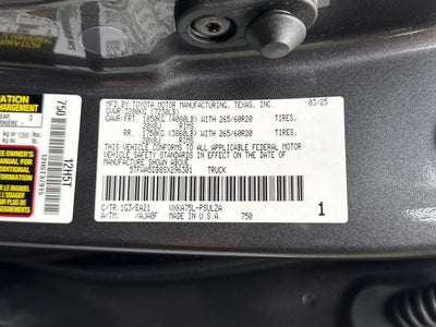 2025 Toyota Tundra Limited