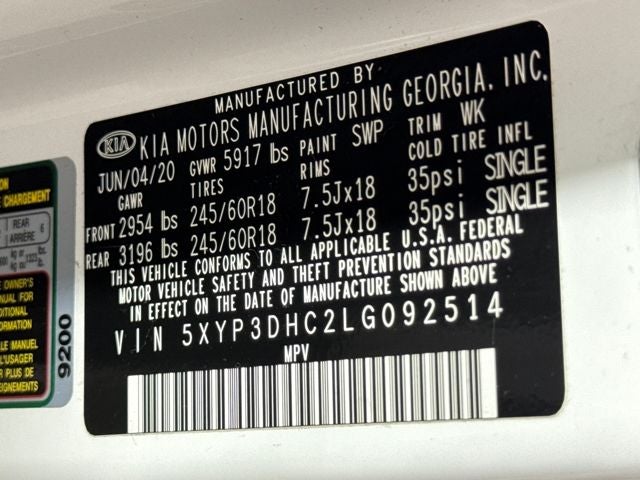 2020 Kia Telluride EX