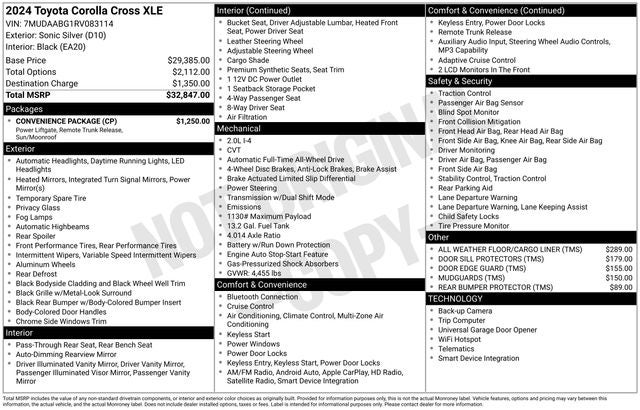 2024 Toyota Corolla Cross XLE