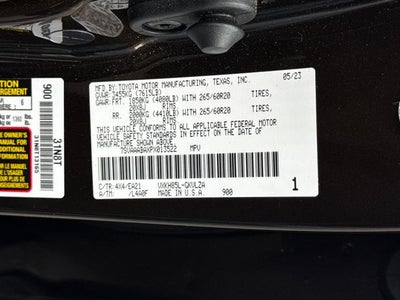 2023 Toyota Sequoia Limited