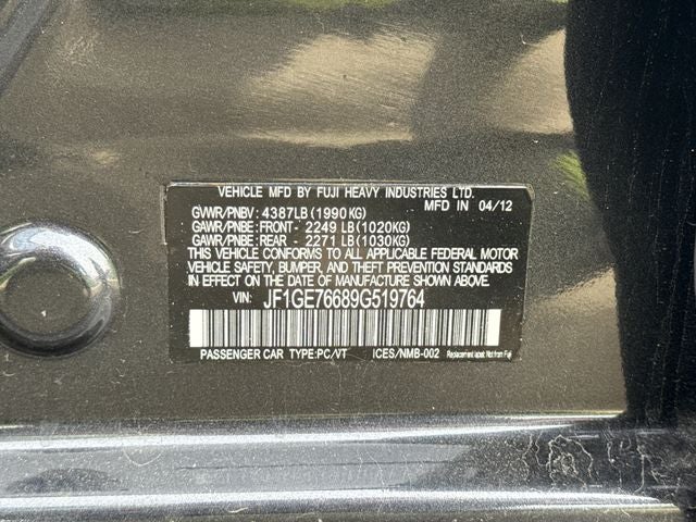 2009 Subaru Impreza WRX