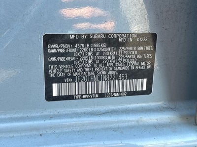 2022 Subaru Crosstrek Limited