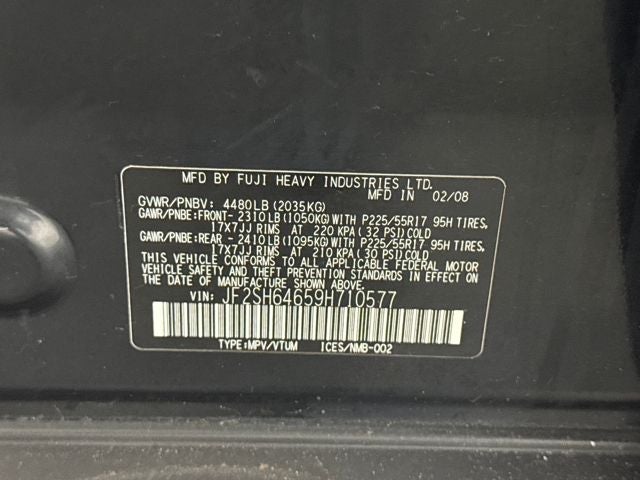 2009 Subaru Forester 2.5X Limited