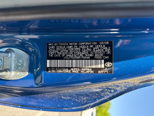 2008 Toyota Yaris Base