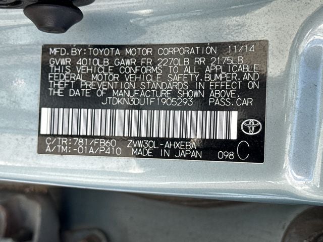 2015 Toyota Prius Three