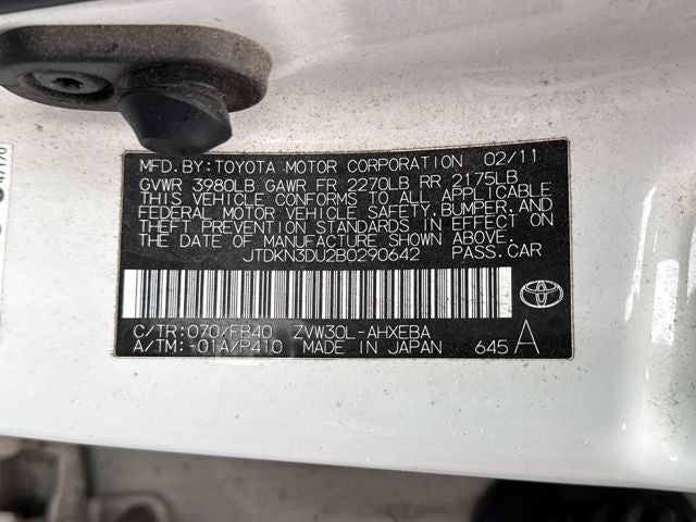 2011 Toyota Prius Three