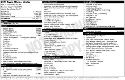 2023 Toyota 4Runner Limited