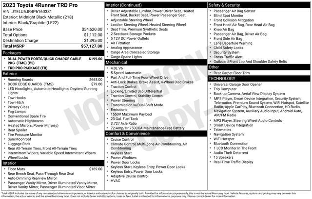 2023 Toyota 4Runner TRD Pro