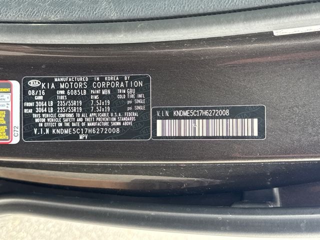 2017 Kia Sedona SXL