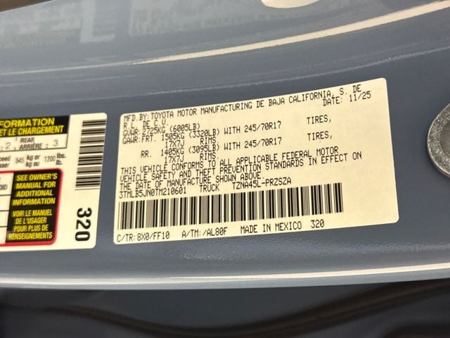 2026 Toyota Tacoma SR5