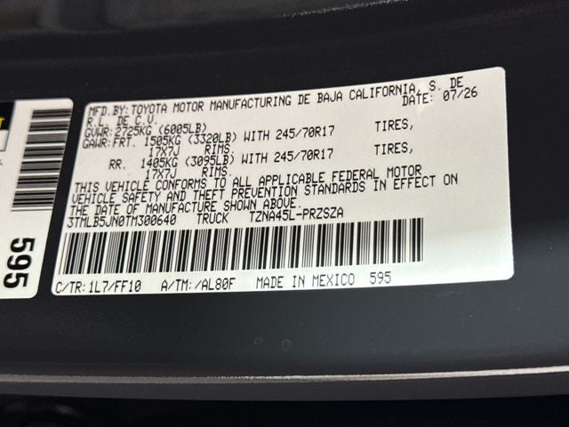 2026 Toyota Tacoma SR5
