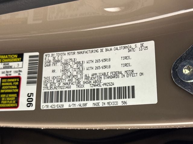 2026 Toyota Tacoma TRD Sport