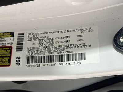 2026 Toyota Tacoma TRD Off-Road