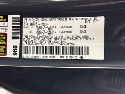 2026 Toyota Tacoma TRD Sport