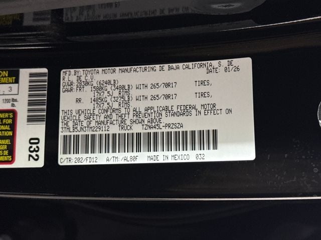 2026 Toyota Tacoma TRD Off-Road