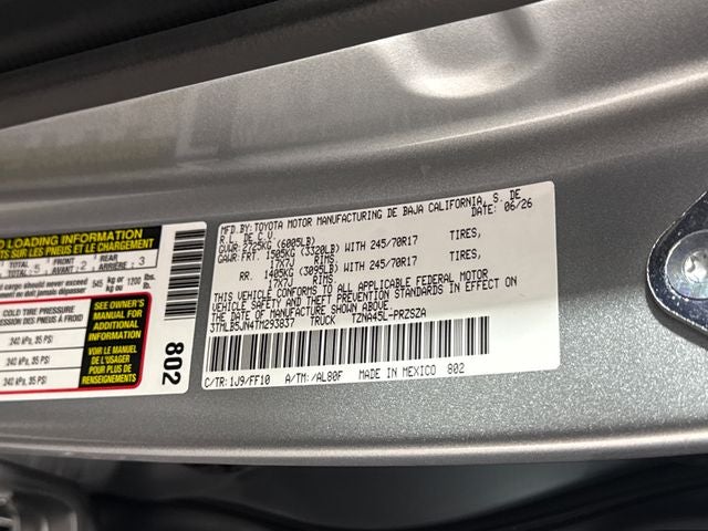 2026 Toyota Tacoma SR5