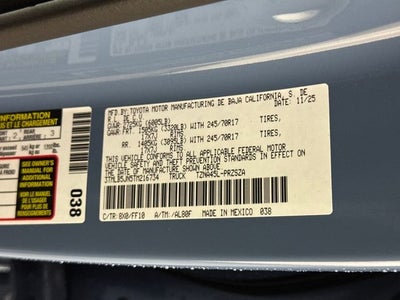 2026 Toyota Tacoma SR5