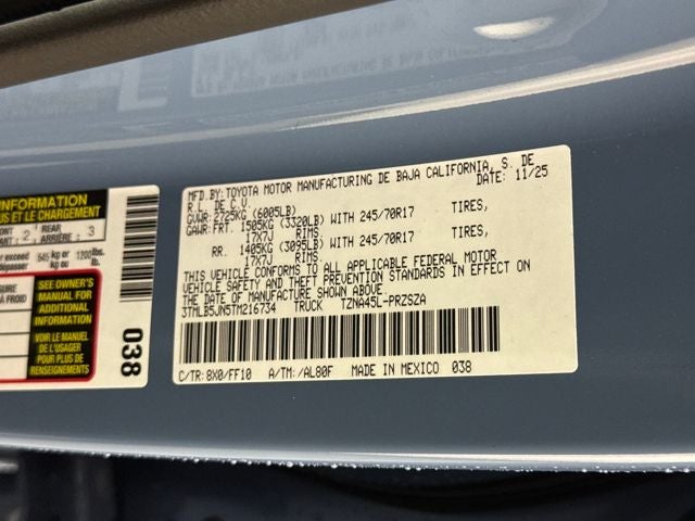 2026 Toyota Tacoma SR5