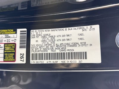 2026 Toyota Tacoma TRD Off-Road