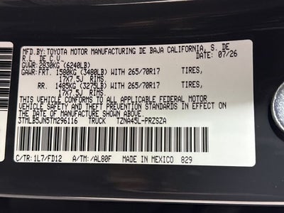 2026 Toyota Tacoma TRD Off-Road