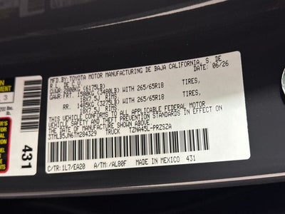 2026 Toyota Tacoma TRD Sport