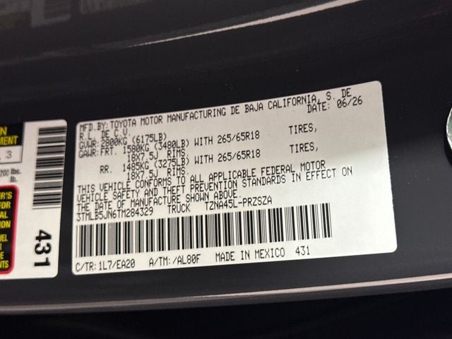2026 Toyota Tacoma TRD Sport