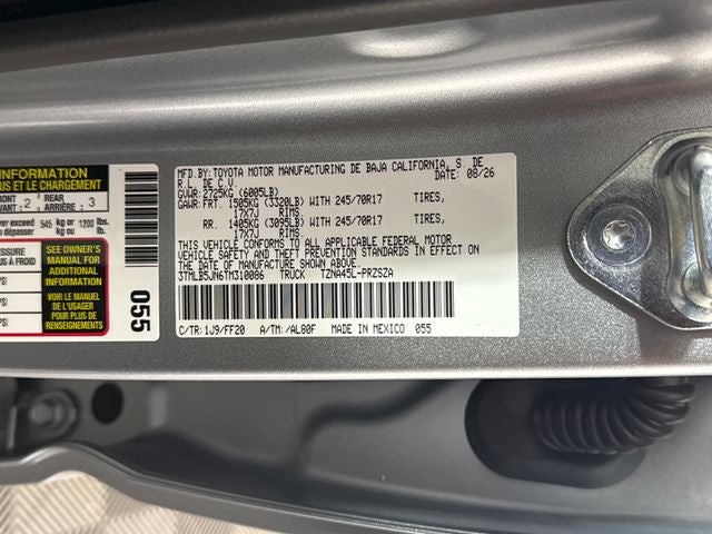 2026 Toyota Tacoma SR5