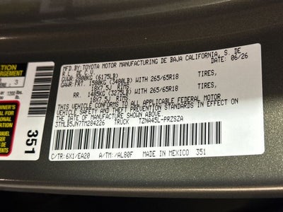 2026 Toyota Tacoma TRD Sport
