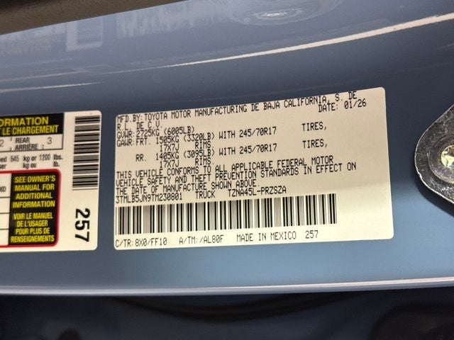 2026 Toyota Tacoma SR5