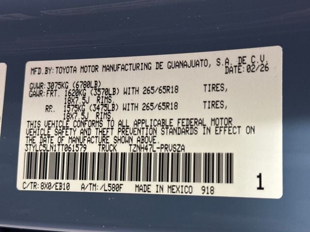 2026 Toyota Tacoma i-FORCE MAX Limited i-FORCE MAX