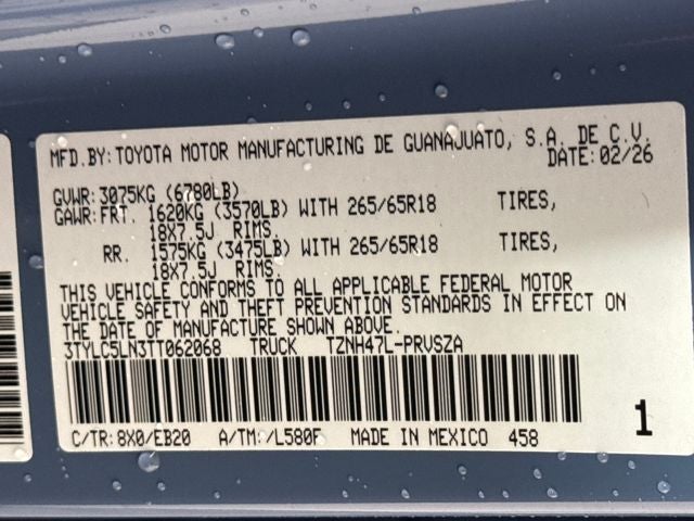 2026 Toyota Tacoma i-FORCE MAX Limited i-FORCE MAX