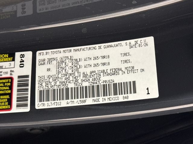 2026 Toyota Tacoma i-FORCE MAX TRD Off-Road i-FORCE MAX