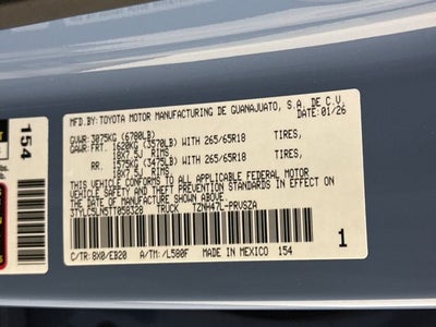 2026 Toyota Tacoma i-FORCE MAX Limited i-FORCE MAX