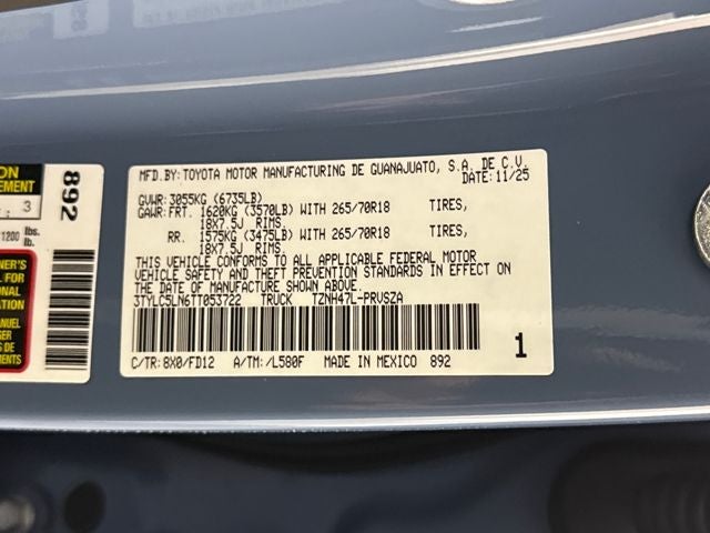 2026 Toyota Tacoma i-FORCE MAX TRD Off-Road i-FORCE MAX