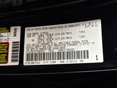 2026 Toyota Tacoma i-FORCE MAX TRD Off-Road i-FORCE MAX