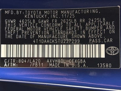 2026 Toyota Camry XLE