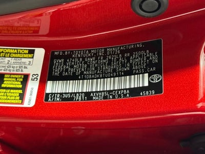 2026 Toyota Camry XSE