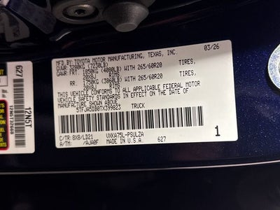 2026 Toyota Tundra Limited