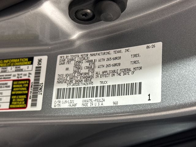 2026 Toyota Tundra Limited