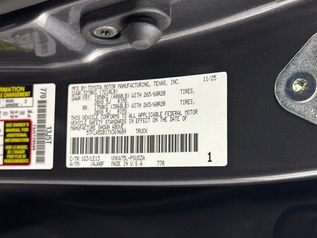 2026 Toyota Tundra SR5