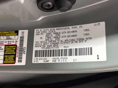 2026 Toyota Tundra SR5