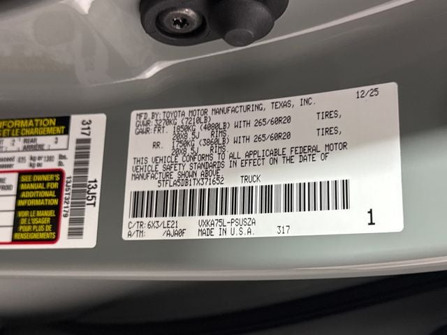 2026 Toyota Tundra SR5