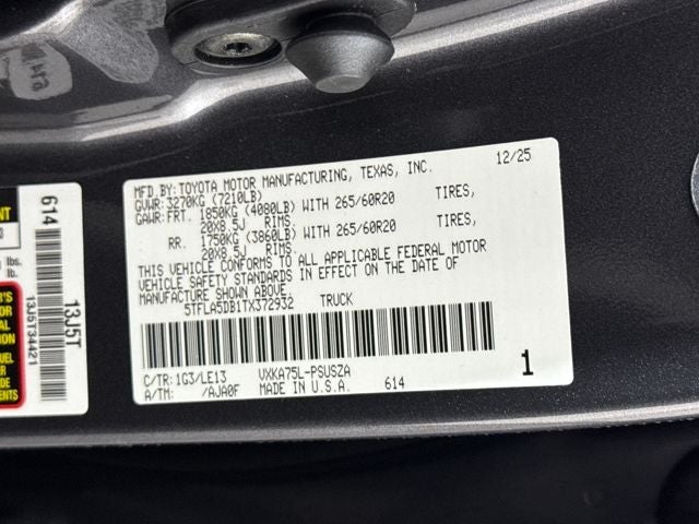 2026 Toyota Tundra SR5