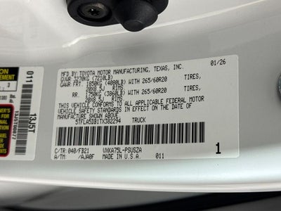 2026 Toyota Tundra SR5